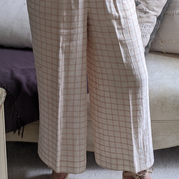 Anthro| Elevenses Wide Leg Cropped Pants 6 - Picture 7 of 7